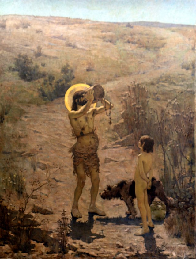 St Julien l'Hospitalier by Edmond Aman-Jean