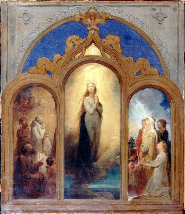 Projet pour un triptyque by Ary Scheffer