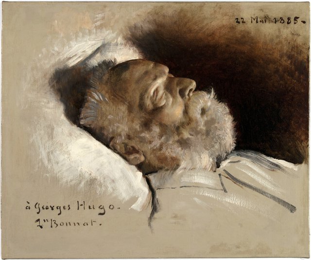 Victor Hugo on his deathbed by Léon Bonnat