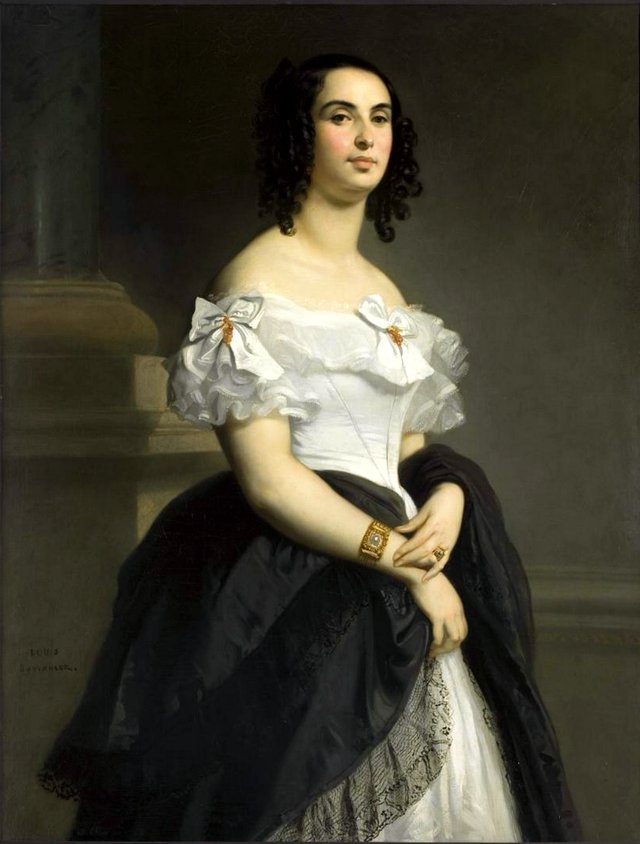 Portrait of Adele Hugo (1803-1868) by Louis Boulanger