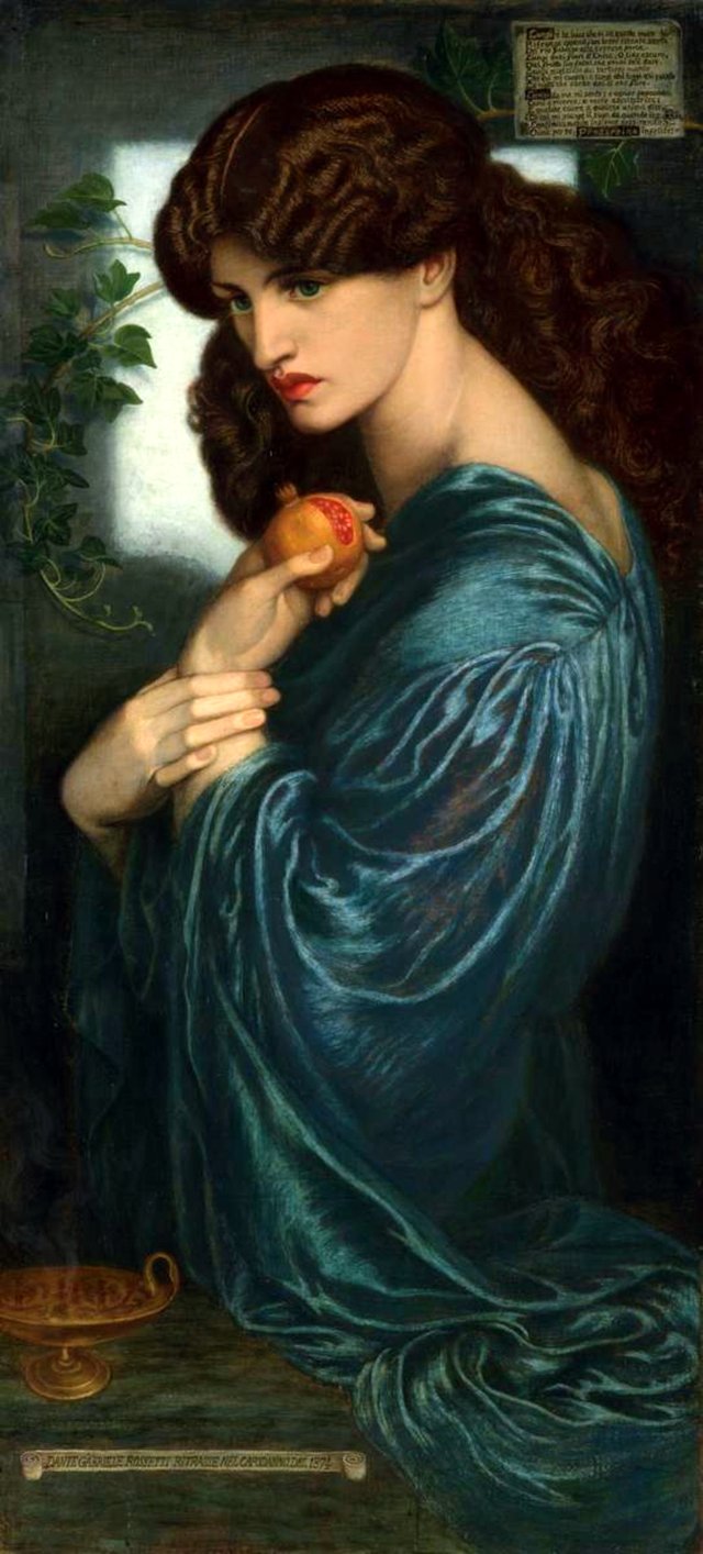 Proserpine by Dante Gabriel Rossetti