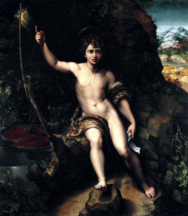 St. John the Baptist in the Wilderness by Giulio Romano