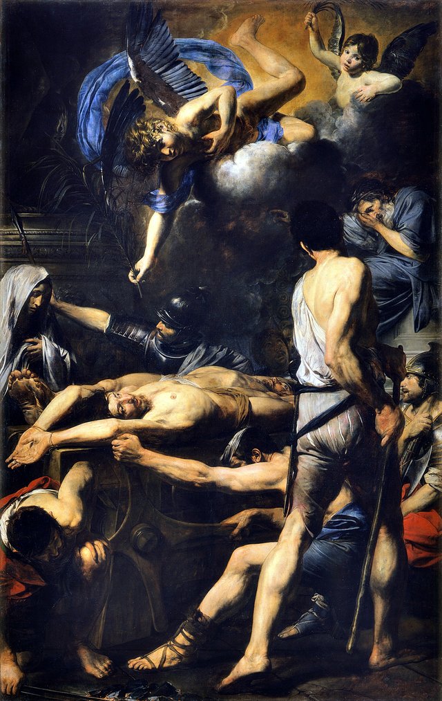 Martyrdom of St Processus and St Martinian by Valentin de Boulogne