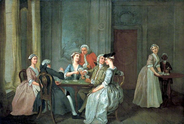 Playing At Quadrille by Francis Hayman