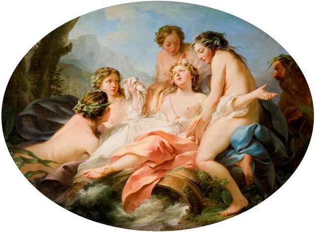 Psyche Rescued by Naiads by Jean-Baptiste Marie Pierre