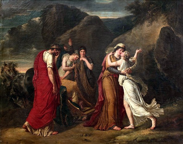 Psyche Bidding Her Family Farewell by Marie-Guillemine Benoist