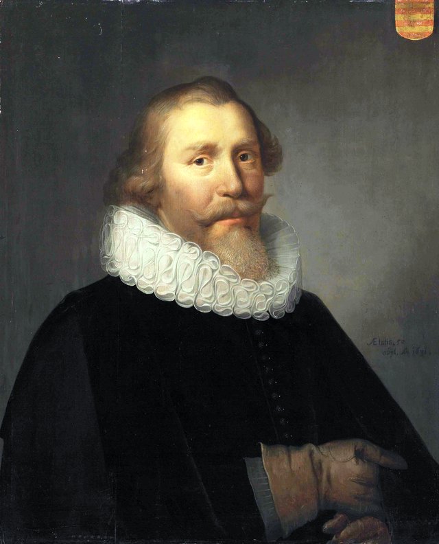 Portrait of a man with a ruff by Jacob Gerritsz. Cuyp