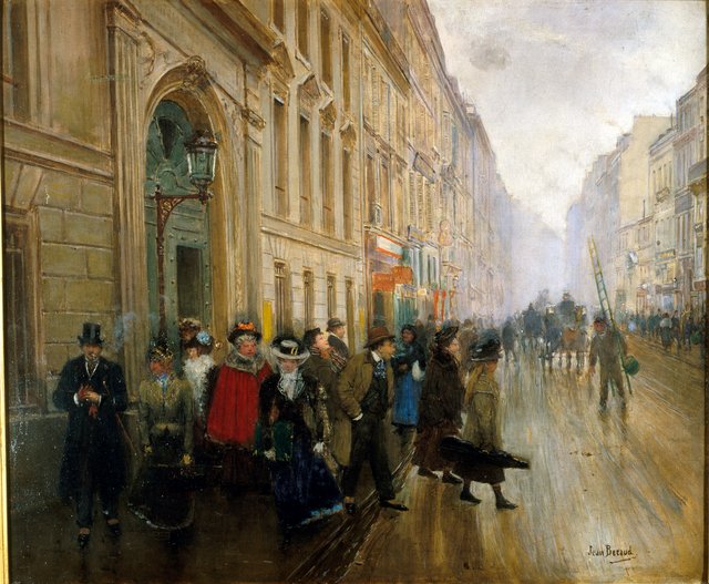 Leaving the Music School by Jean Béraud
