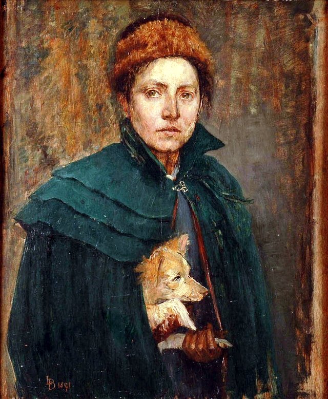 Self-portrait (1891) by Louise Catherine Breslau