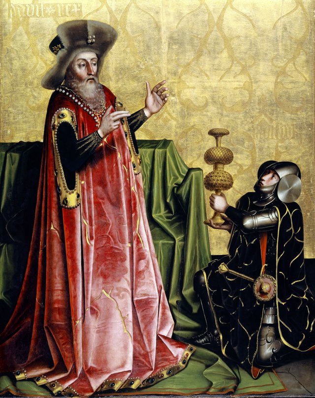 Abishai before David by Konrad Witz