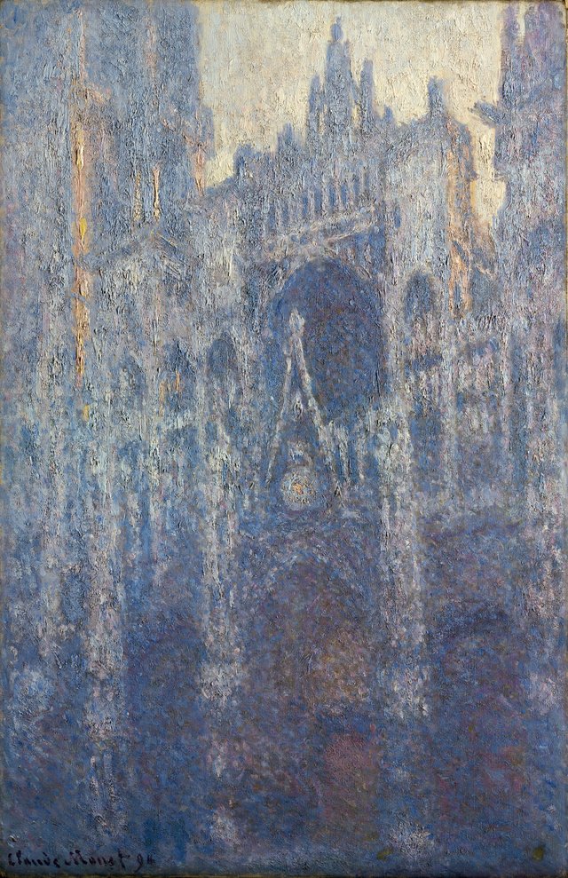 Rouen Cathedral, Portal, Morning Light by Claude Monet