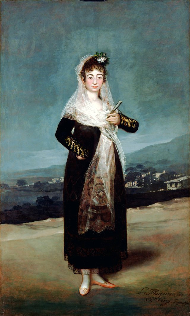 Portrait of the Marquesa de Santiago by Francisco Goya