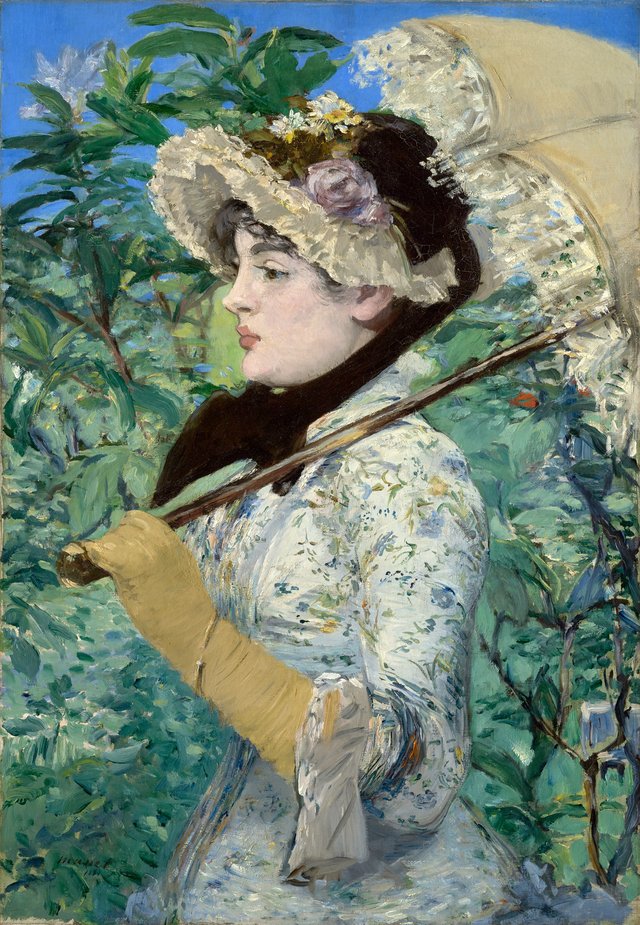 Spring by Édouard Manet