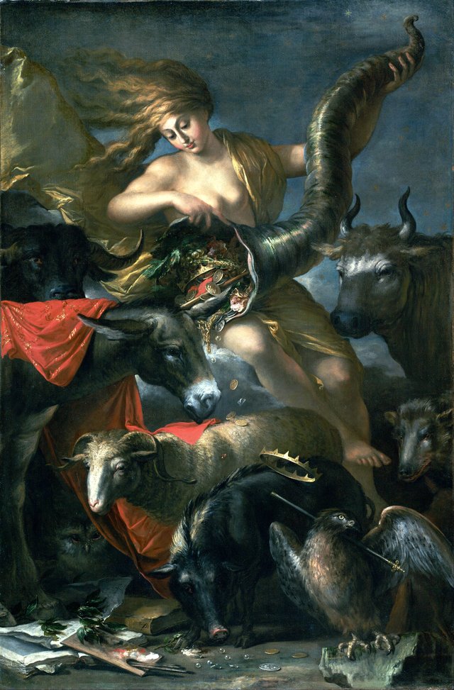 Allegory of Fortune by Salvator Rosa
