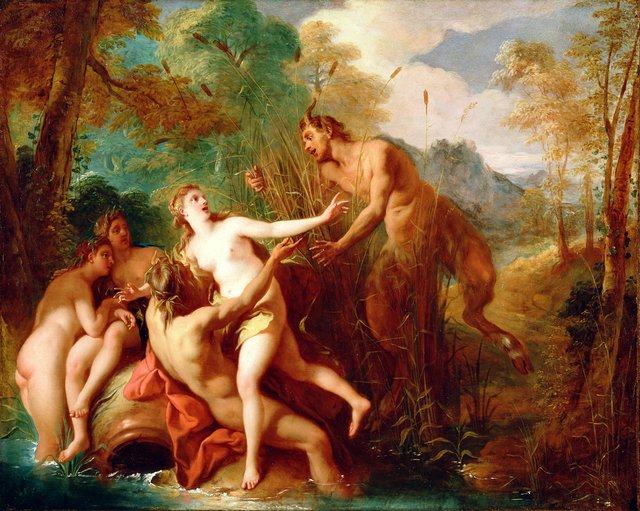 Pan and Syrinx by Jean-François de Troy