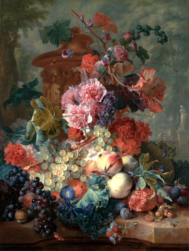 Fruit Piece by Jan van Huysum