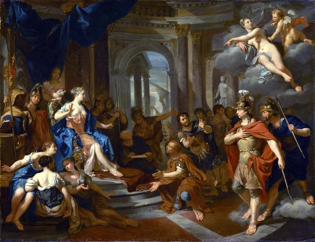 Dido and Aeneas by Nicolaas Verkolje