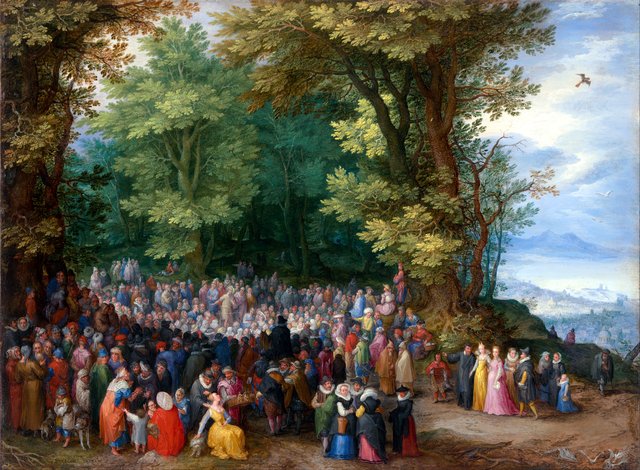 The Sermon on the Mount by Jan Brueghel the Elder