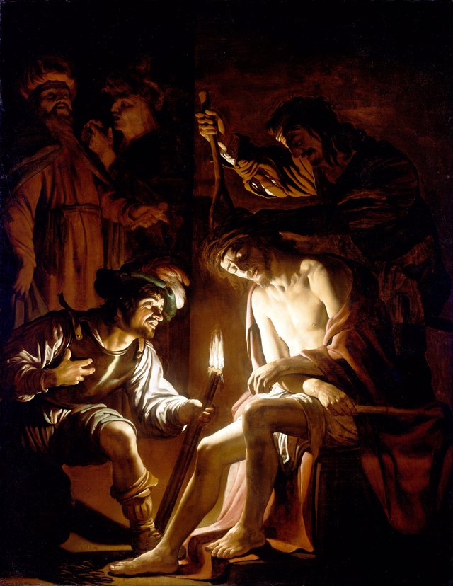 Christ Crowned with Thorns by Gerard van Honthorst