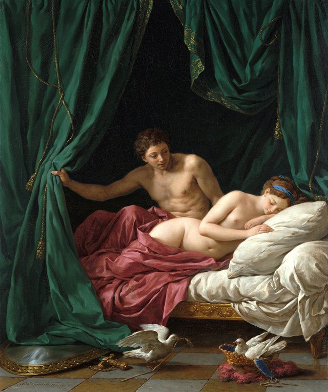 Mars and Venus, Allegory of Peace by Louis-Jean-François Lagrenée