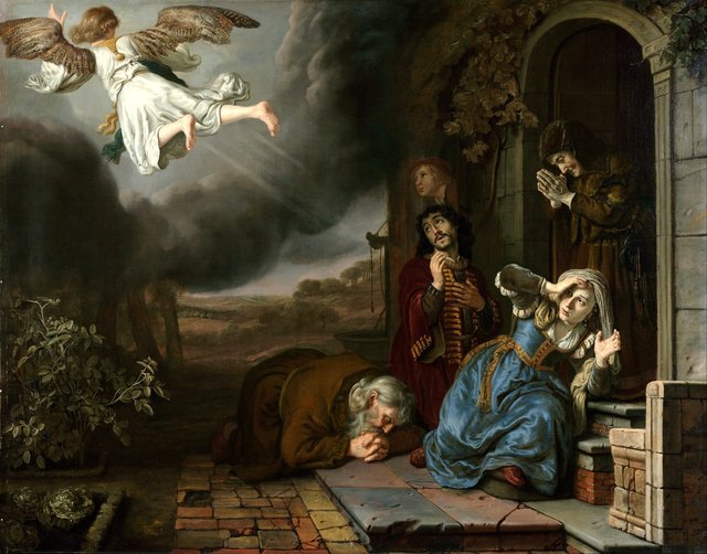 The Angel Taking Leave of Tobit and His Family by Jan Victors