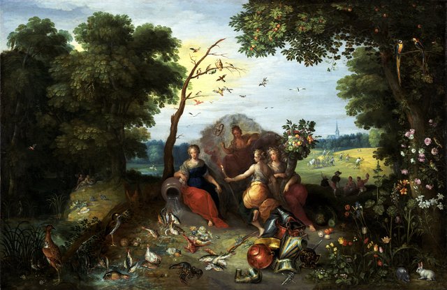Landscape with Allegories of the Four Elements by Frans Francken the Younger