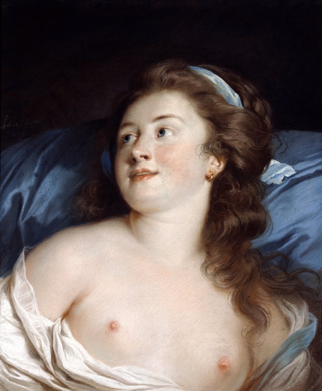 Head of a Young Woman by Adélaïde Labille-Guiard