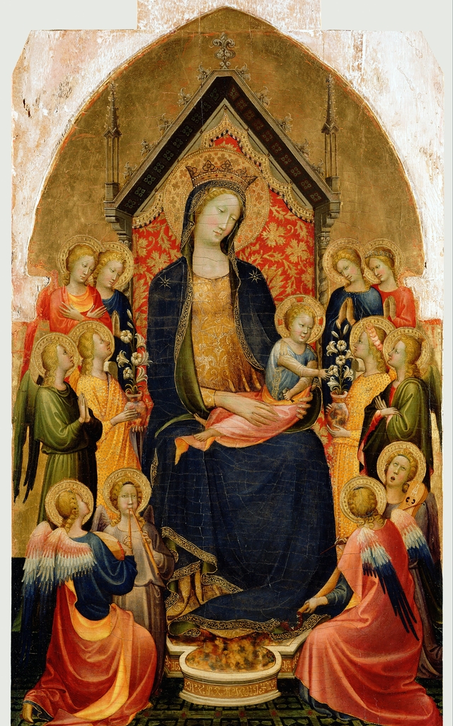 Madonna and Child with Musical Angels by Gherardo Starnina