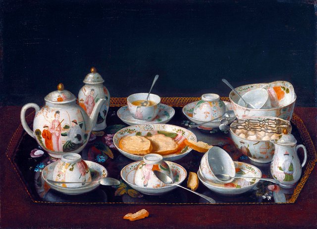 Still Life: Tea Set by Jean-Étienne Liotard