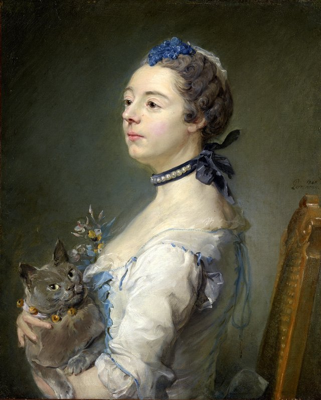 Magdaleine Pinceloup de la Grange, née de Parseval by Jean-Baptiste Perronneau