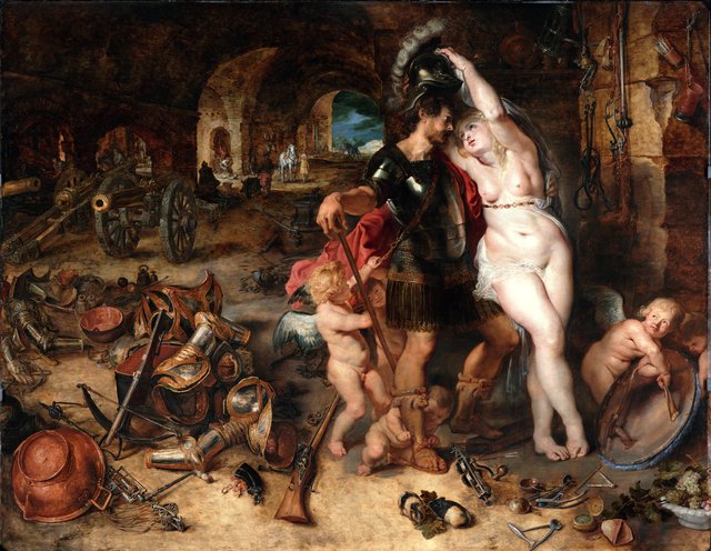 The Return from War: Mars Disarmed by Venus by Jan Brueghel the Elder