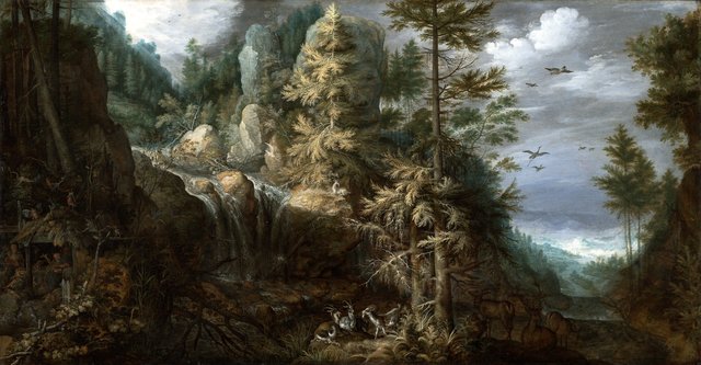 Landscape with the Temptation of Saint Anthony by Roelant Savery