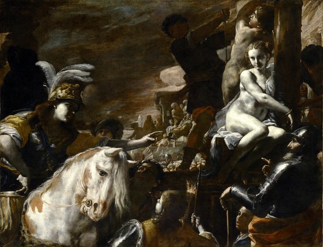 Clorinda Rescuing Sofronia and Olindo by Mattia Preti