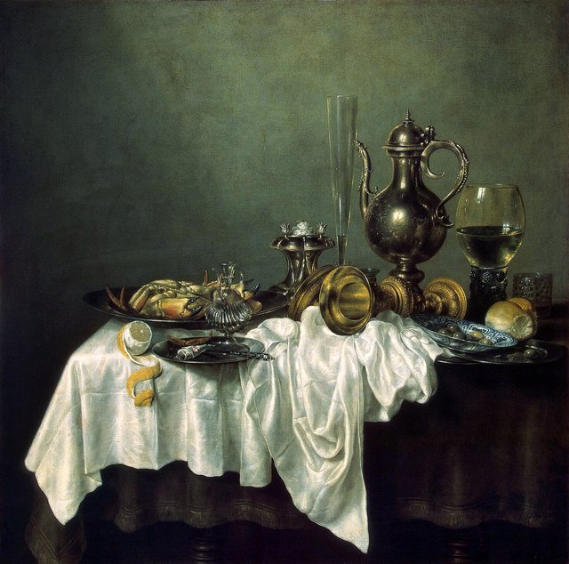 Breakfast with a Crab by Willem Claesz. Heda