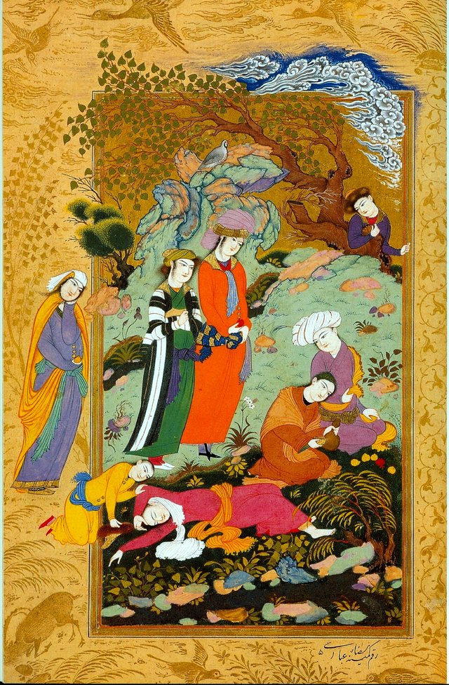 Convivial Party (1) by Reza Abbasi