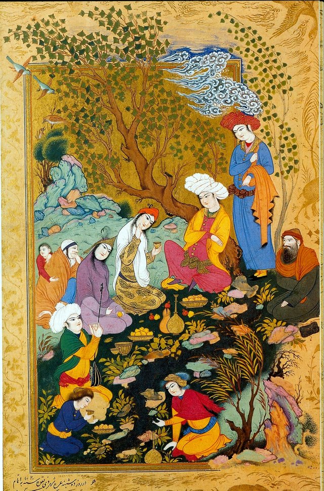 Convivial Party (2) by Reza Abbasi