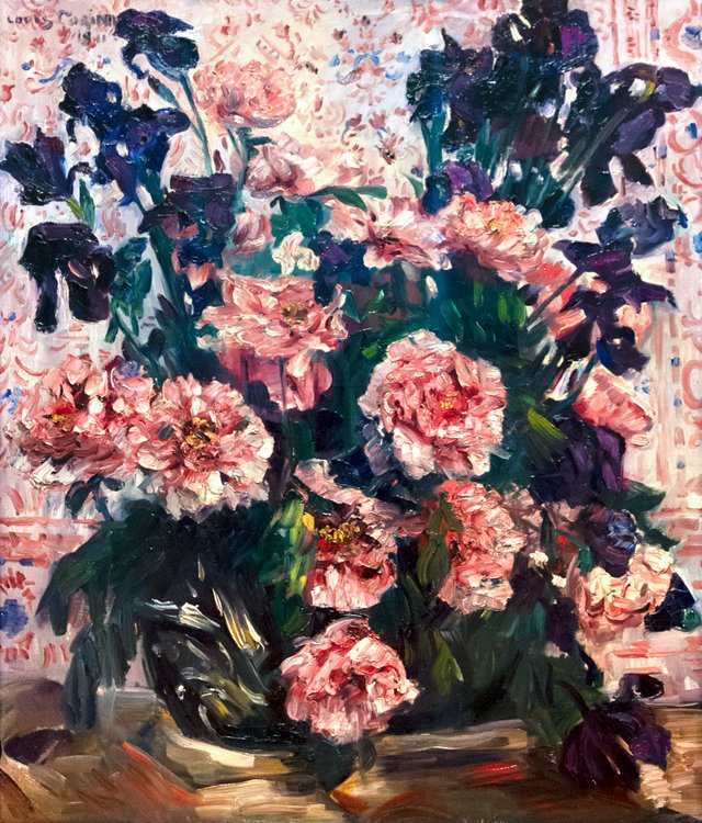 Iris und Päonien by Lovis Corinth