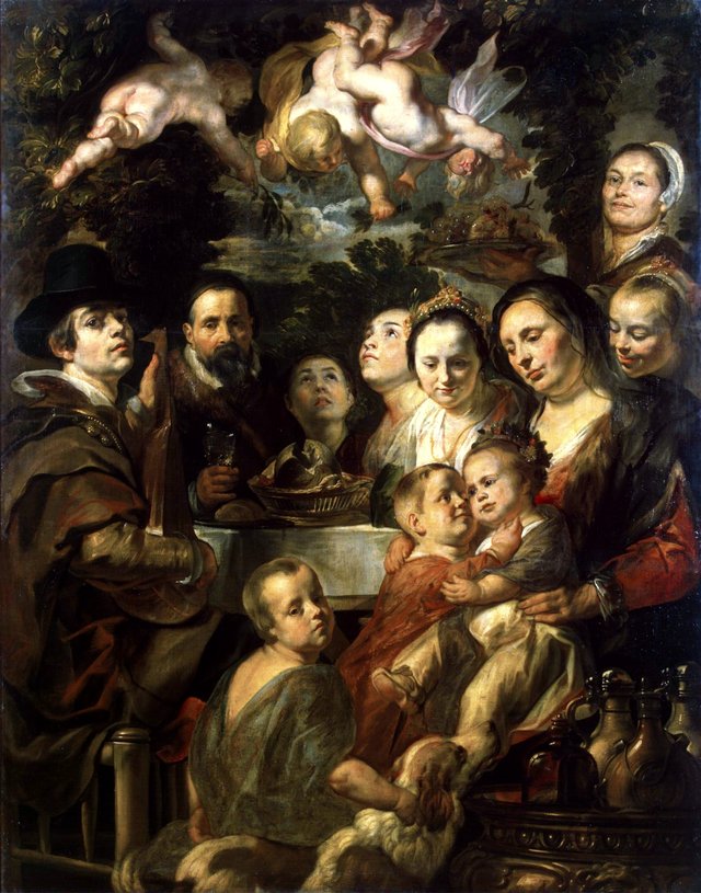 Self-Portrait with Parents, Brothers and Sisters by Jacob Jordaens
