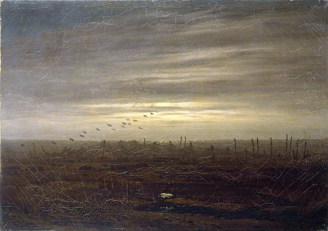 Sea Shore (Fishing-Nets) by Caspar David Friedrich