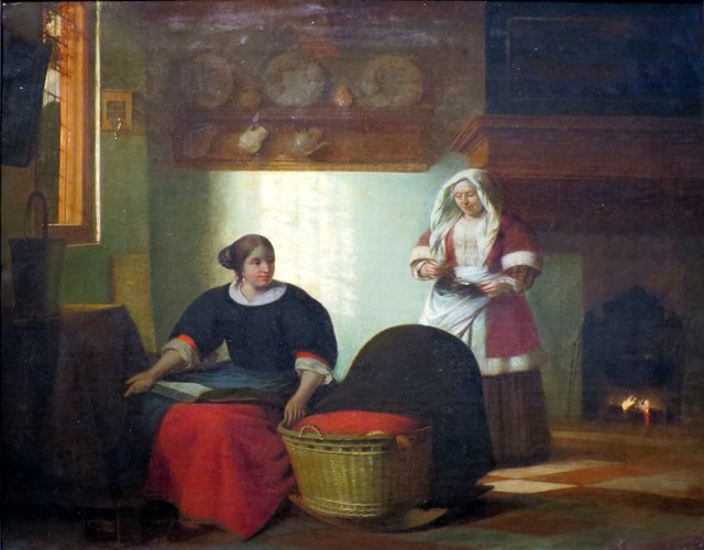 A Sick Child by Pieter de Hooch