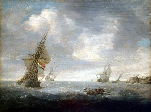 Seascape by Jan Porcellis