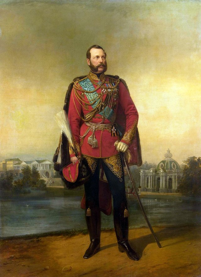 Portrait of Emperor Alexander II by Georg von Bothmann