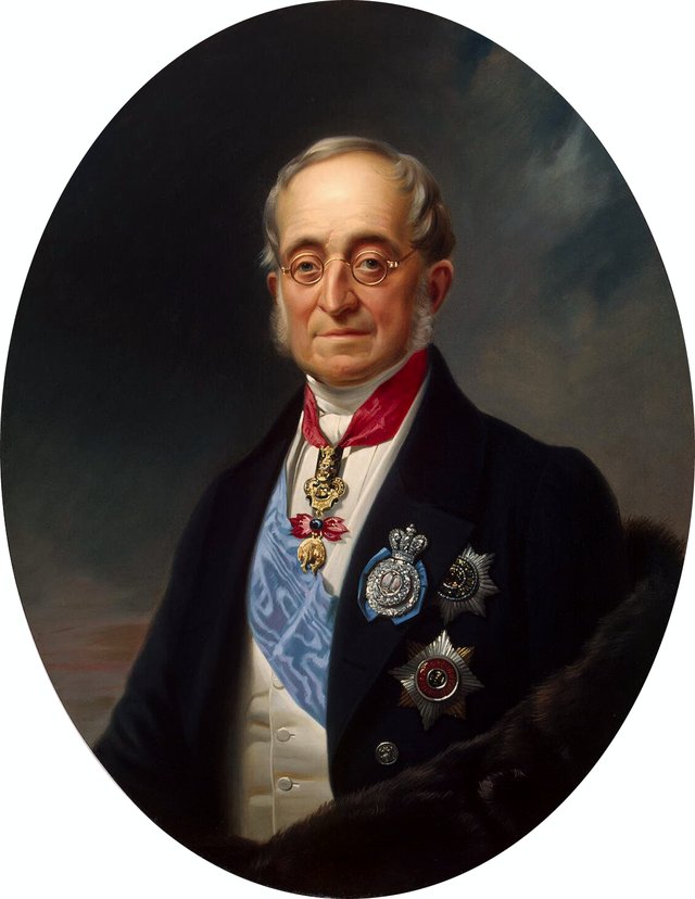 Portrait of Karl Nesselrode by Georg von Bothmann