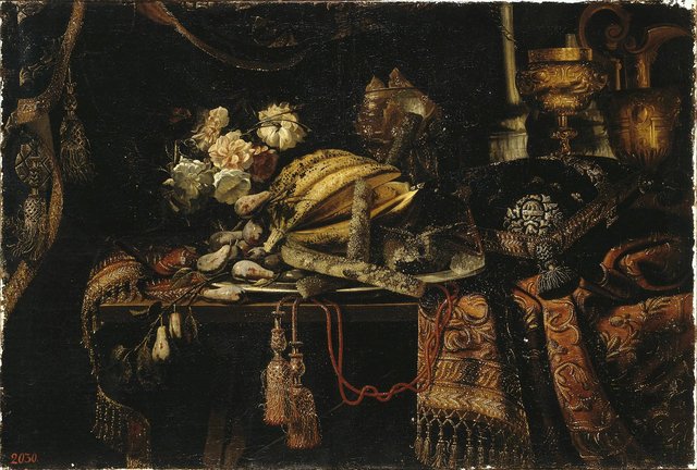 Still Life with a Melon by Francesco Maltese