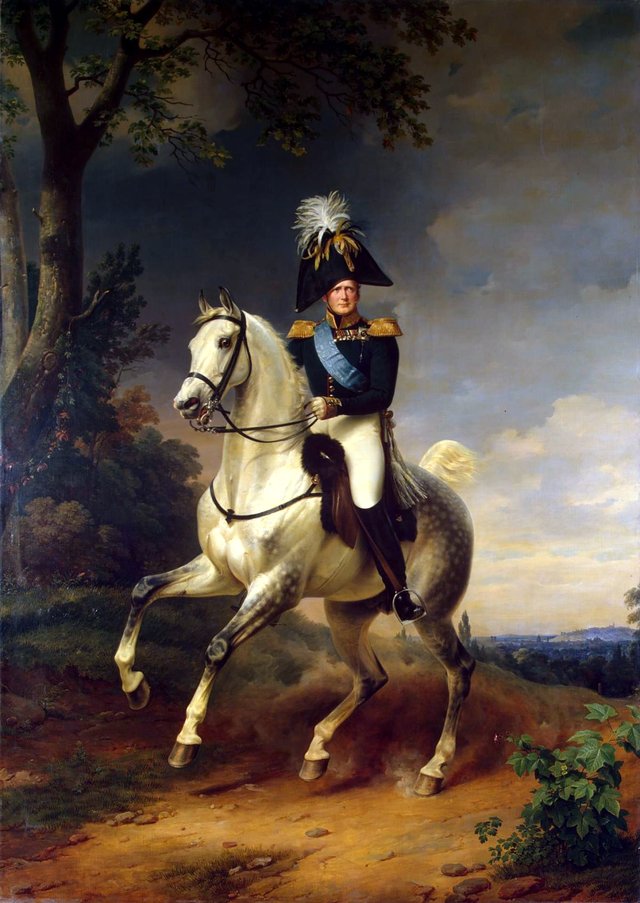 Equestrian Portrait of Alexander I (1777–1825) by Franz Krüger