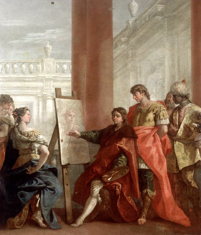 Apelles Paints Campaspa by Sebastiano Ricci