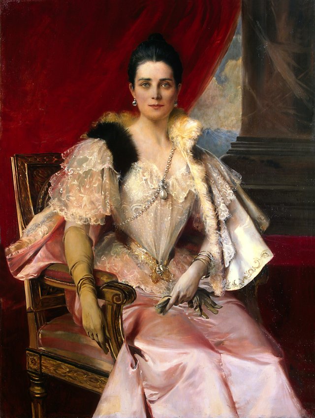 Portrait of Princess Z. N. Yusupova by François Flameng