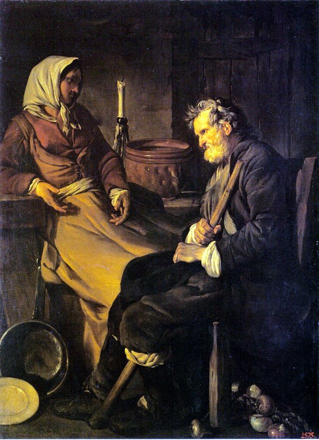 Old Man in the Kitchen by Jean-Baptiste Marie Pierre