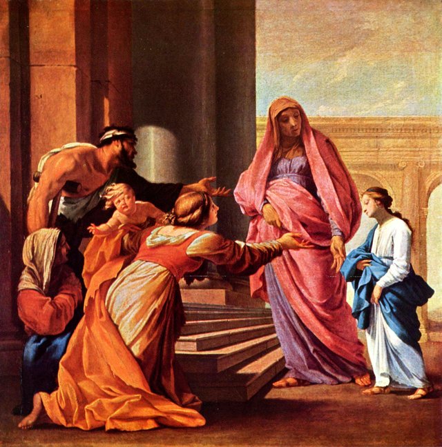 Presentation of the Virgin by Eustache Le Sueur