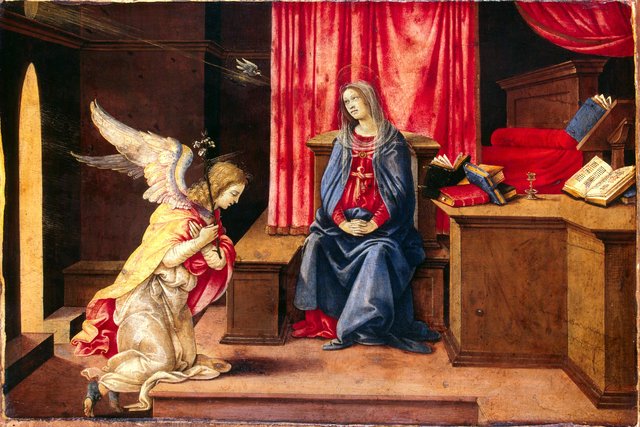 The Annunciation by Filippino Lippi